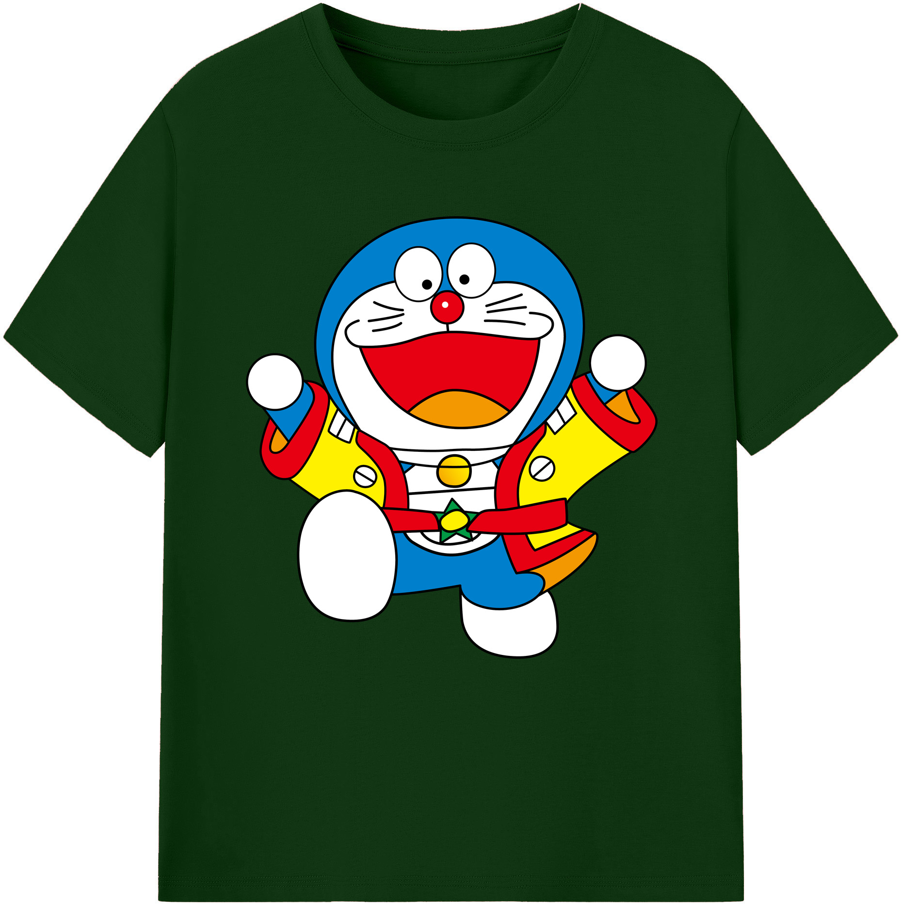 （画像用） ドラえもん Doraemon 綿100％半袖Tシャツ（フロントプリント）